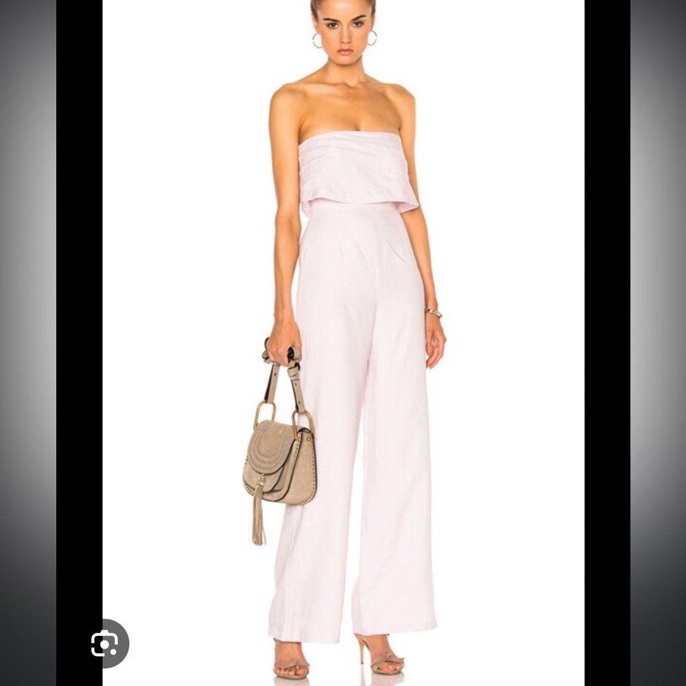 Mara Hoffman linen jumpsuit 0